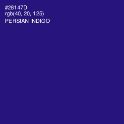 #28147D - Persian Indigo Color Image